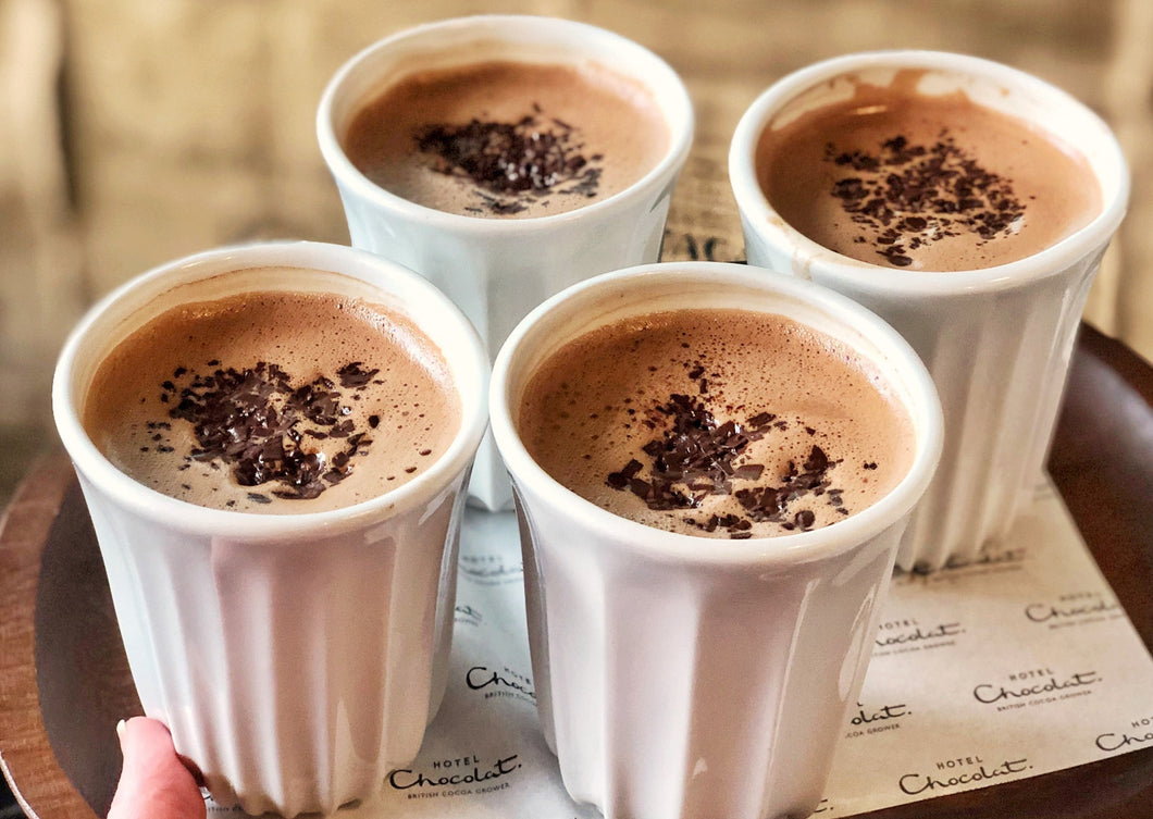 Hot chocolates on the London Chocolate Tour